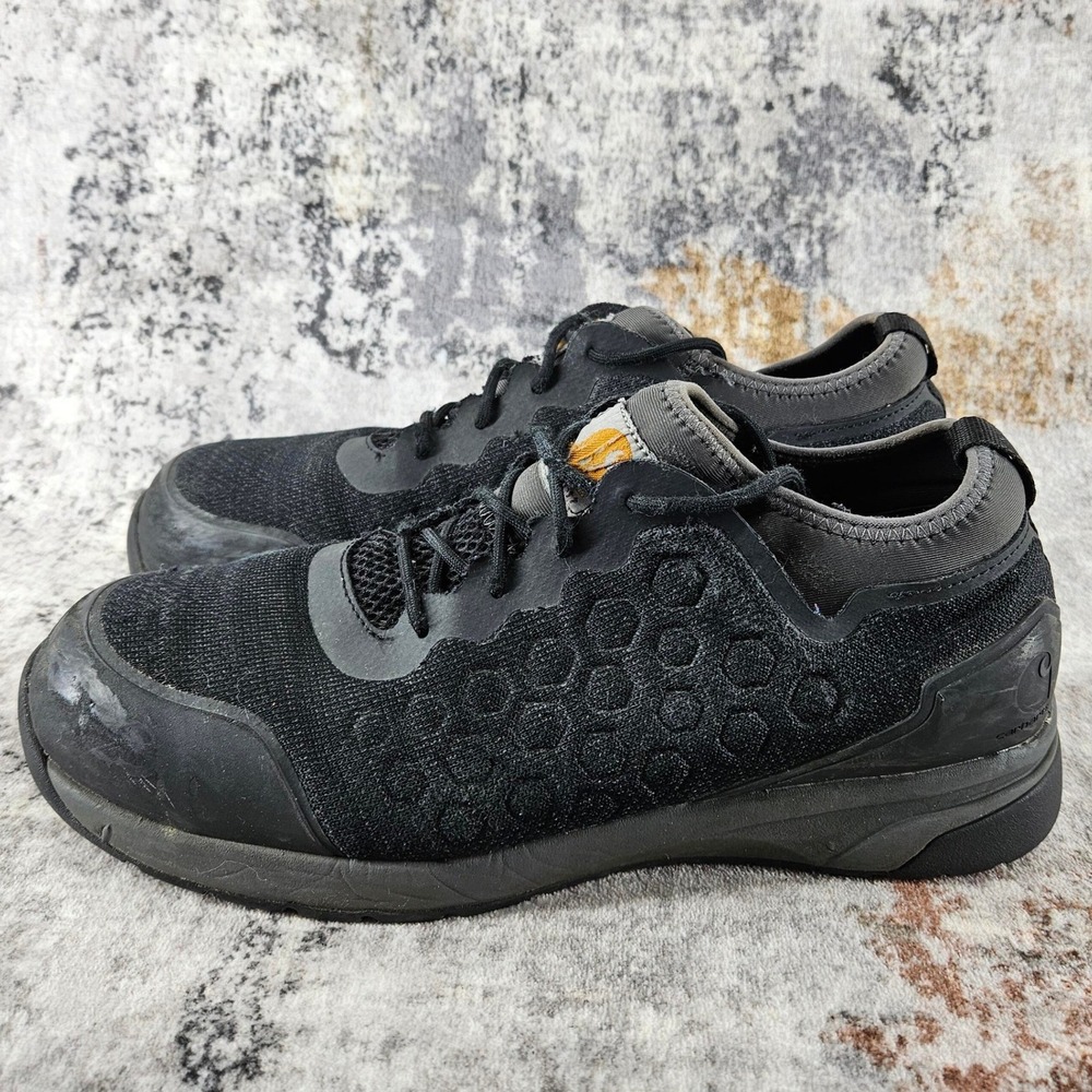Carhartt Force ESD Nano Toe Shoes Men 11 Wide Black Composite Slip Resistant - Picture 10 of 14